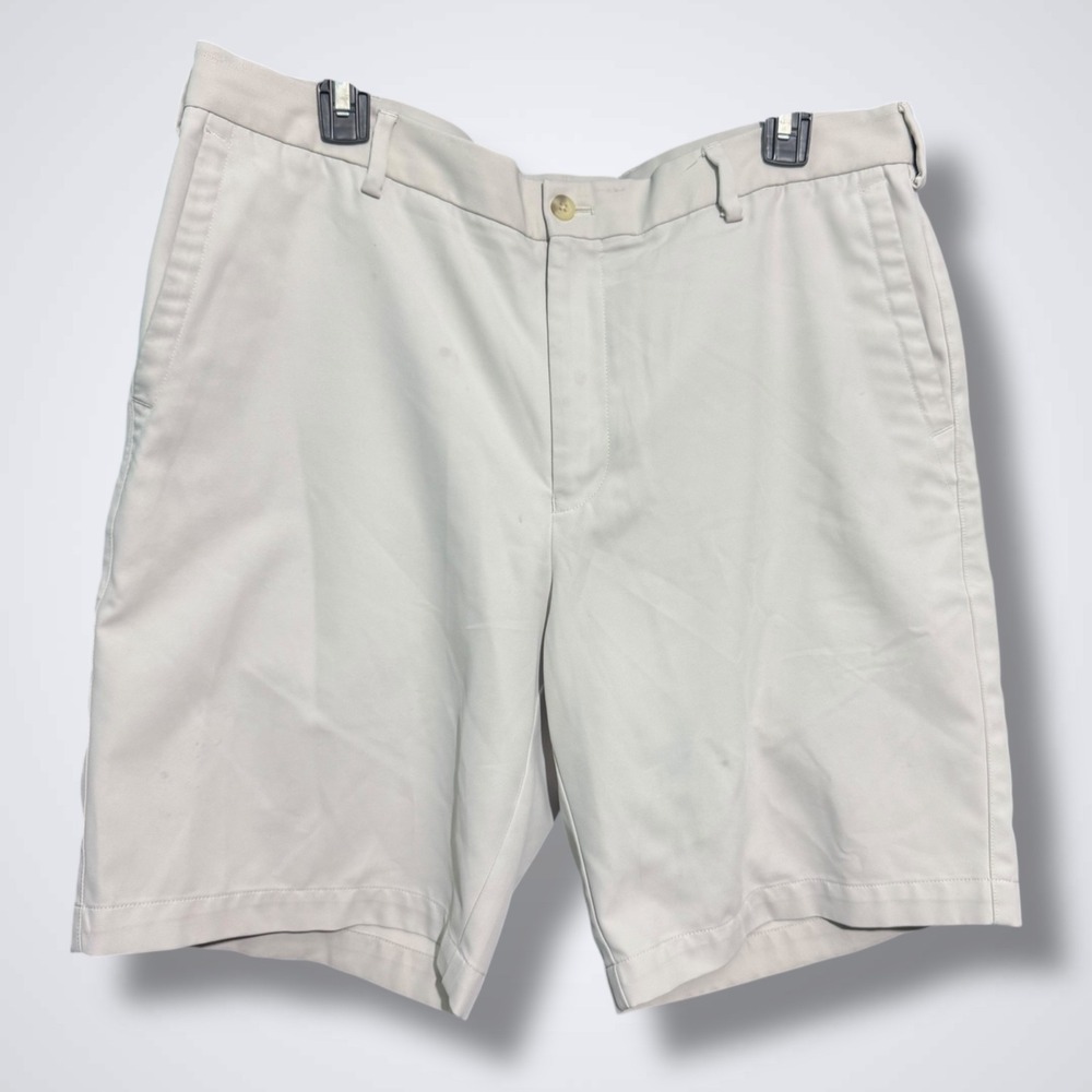 Peter Millar shorts Men's 35 Crown Sports Solid Beige Chino Golf Sports Outdoor